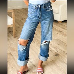 90s Vintage Distressed Jeans